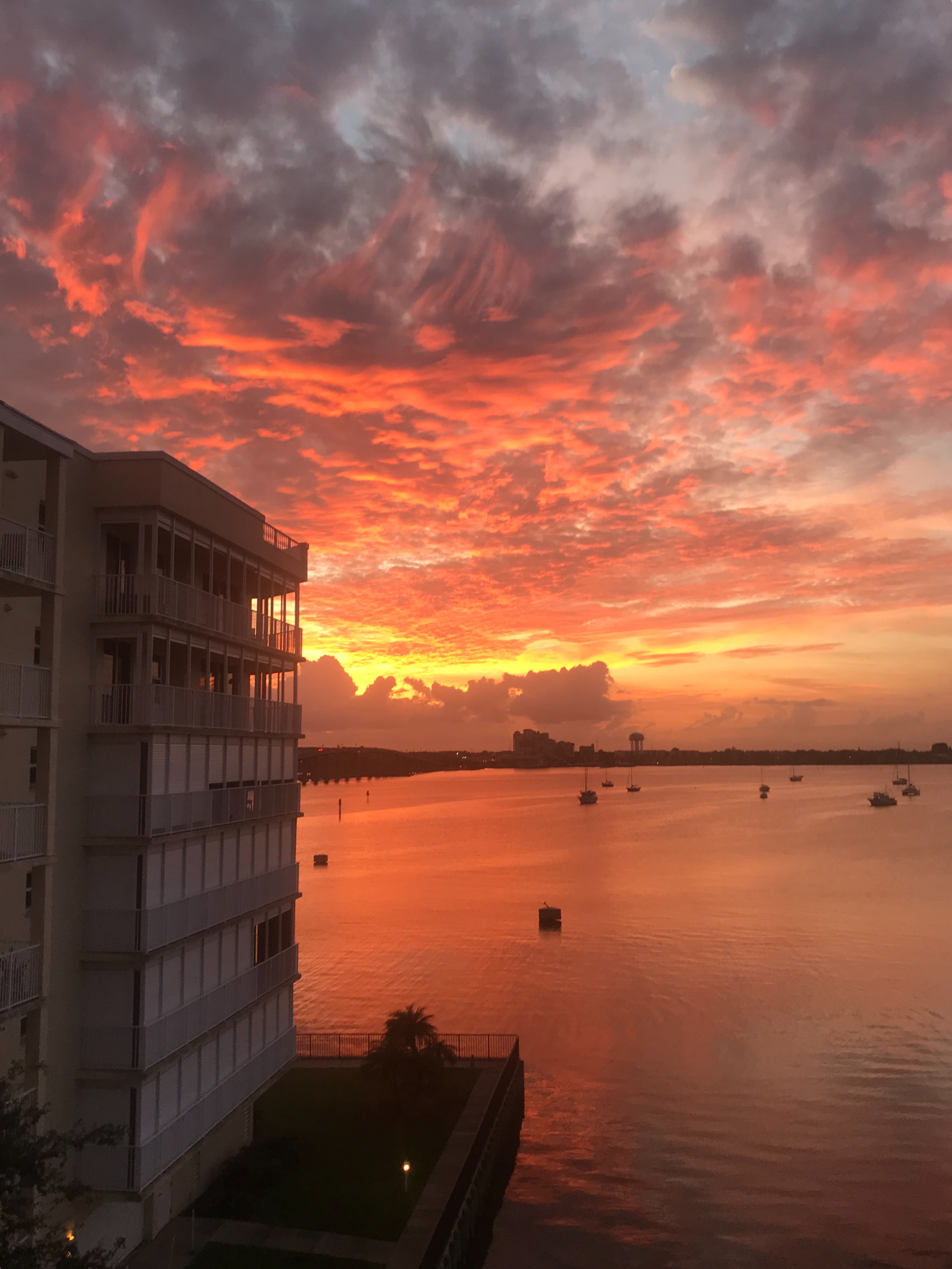 Sunset over Cocoa by 490 resident JM (iPhone 7)